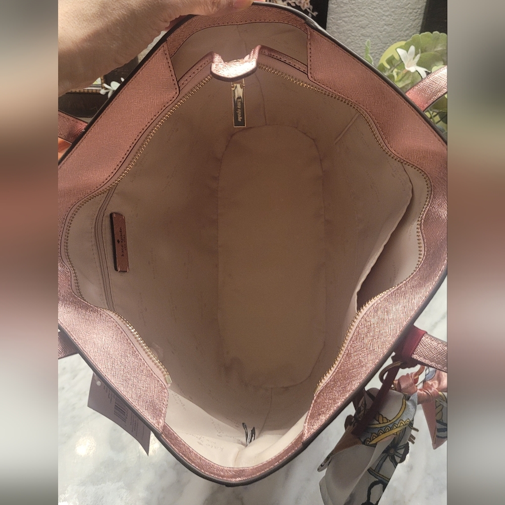 🩷🩷🩷NWT Kate Spade Pink Glitter Tote Bag 🩷🩷🩷 - Picture 6 of 15